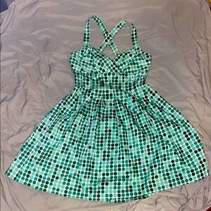 Calvin Klein Polka Dot Strappy Dress